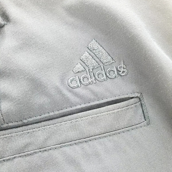 Adidas Men's Golf Pants Charcoal Gray 34x30 Embroidered Logo Straight Leg - Picture 7 of 7